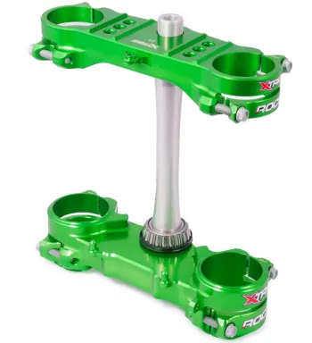 Xtrig Rocs kroonplaten voor Kawasaki KX KXF groen