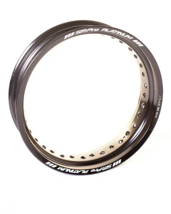 SMpro platinum zwarte supermoto velg