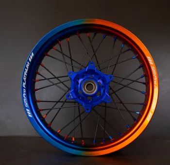 SMpro velg dual color blauw/oranje