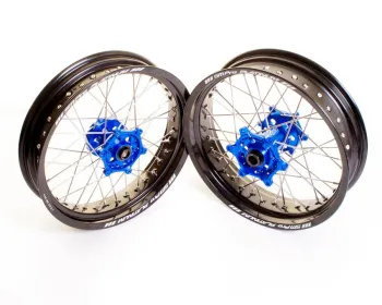 SMPro platinum supermoto velgen blauw