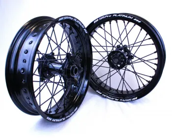 SMPro Platinum supermoto velgen zwart