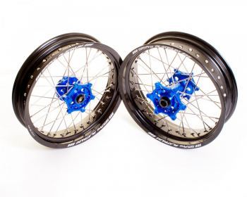 SMPro platinum supermoto velgen blauw